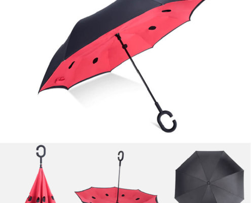 ebrain Reverse Umbrella 3 495x400 - How to Find Reliable Umbrella Manufacturer in China