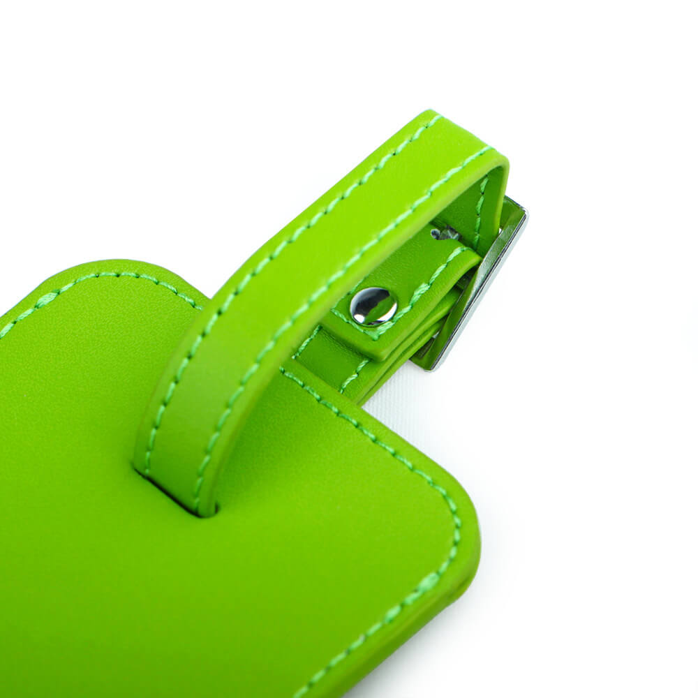 Bright Color Leather Luggage Tag | Ebrain Gifts