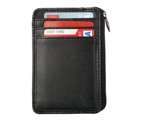 ebrain card wallet 3 3 495x400 - Multi-function PU Leather Pocket Slim Wallet Card Holder