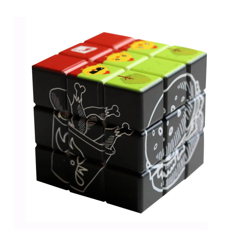 Customized Rubiks Cube with pattern 03 - Customized Rubik's Cube